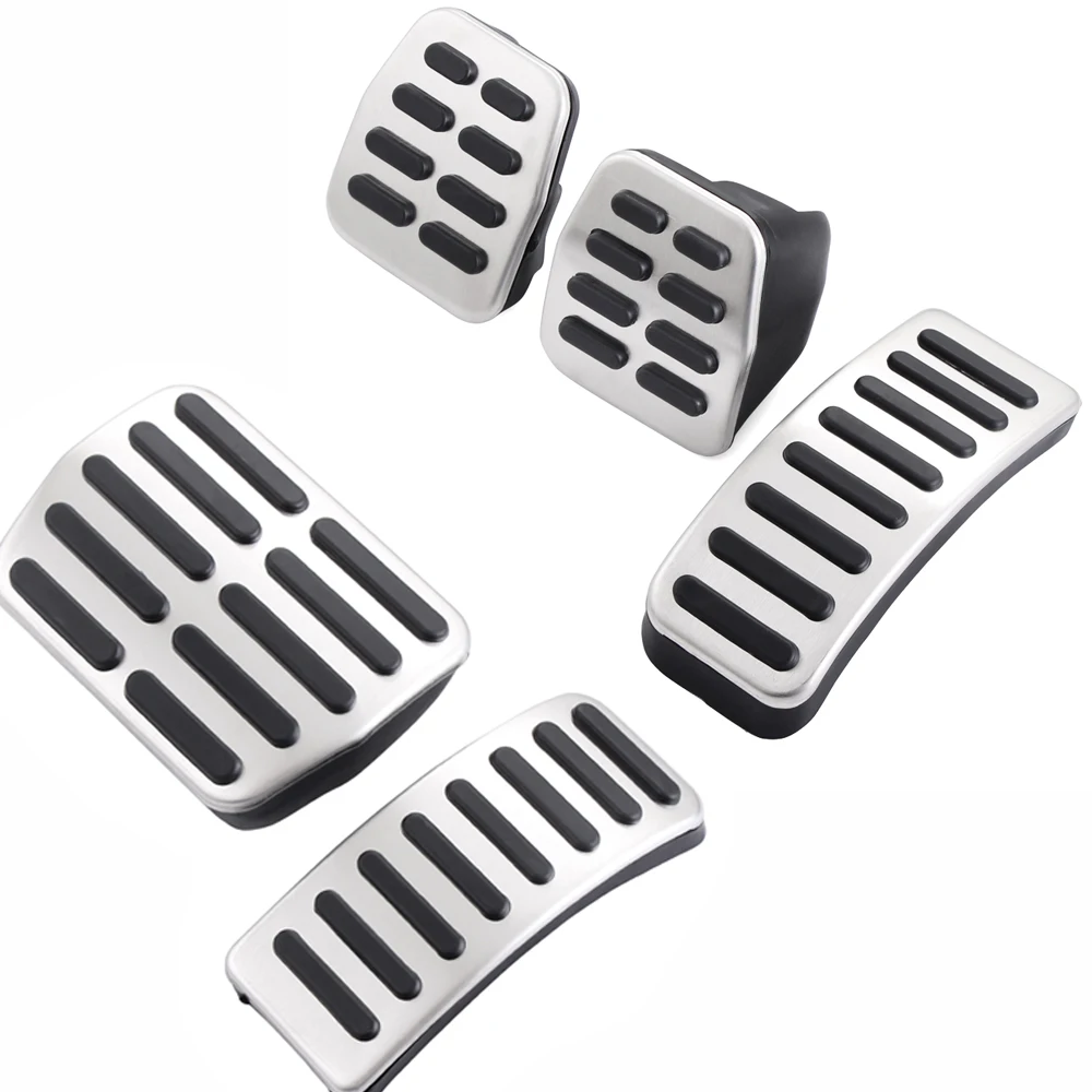 Нержавеющая сталь MT AT педали газа колодки для VW POLO 9N3/6R JETTA GOLF MK4 BORA VENTO SKODA Seat Ibiza Leon