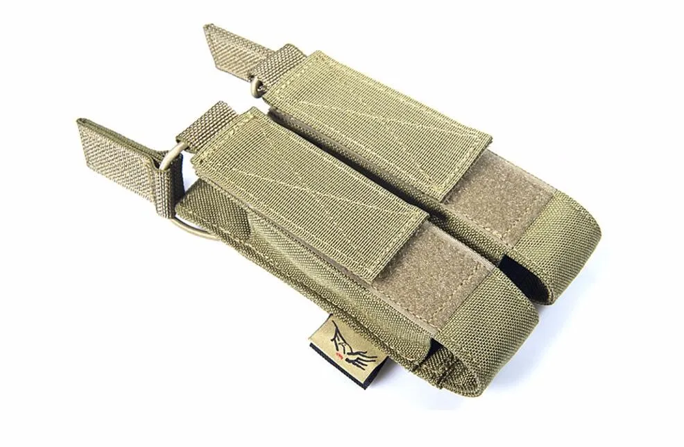 FLYYE MOLLE MP7 двойное открытие подсумок Военная кордюра FY-PH-M027