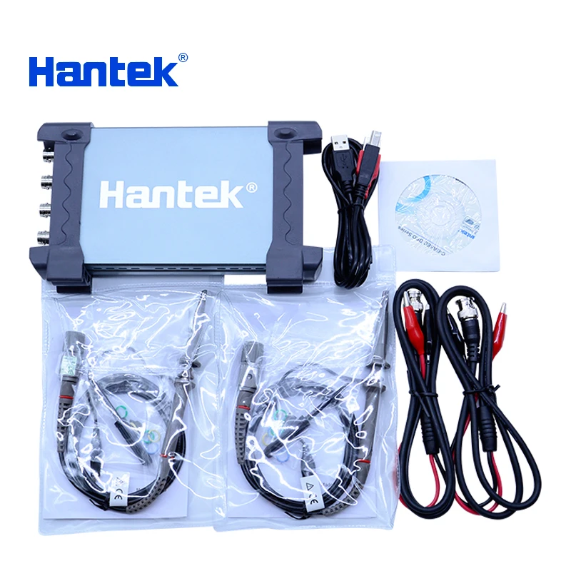 Новое поступление Hantek 6104BC 4 канала 1GSa/s 100 МГц полоса пропускания ПК на базе USB