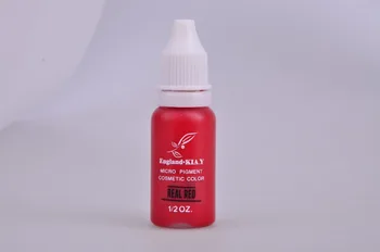 

Freeshipping 5Pcs/Lot 1/2oz Englandkiay Tattoo Micropigment For Permanent Makeup Eyebrow Eyeliner And Lips