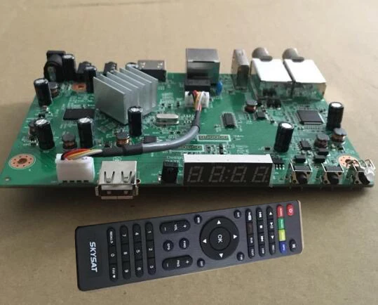 

main board SKYSAT S2020 Twin Tuner IKS SKS receptor acm IPTV H.265 Satellite Receiver Brazil for south america LAN safe ship