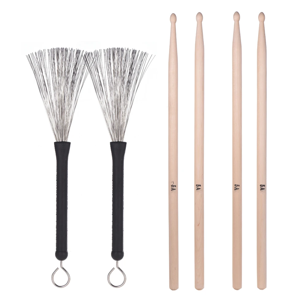 Buy 2 Pairs 5A Drum Sticks Classic Maple Wood