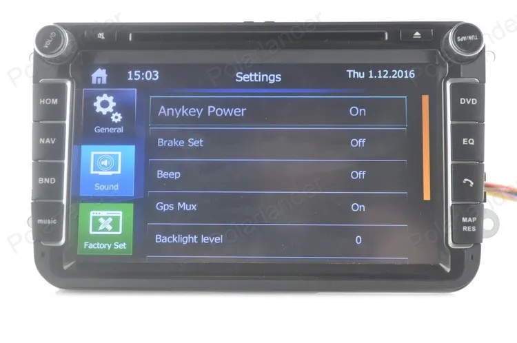 Perfect Two Din 8 Inch CarDVD Player For VW/POLO/PASSAT/Golf/Skoda/Octavia/SEAT/LEON 3G Wifi Radio GPS Windows Ce system 30