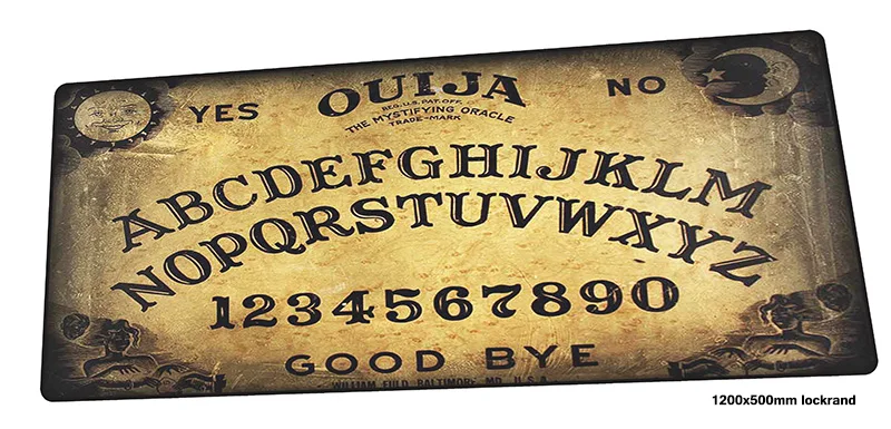 Ouija доска коврик для мыши 1200x500 мм коврики для мыши Инди-поп игровой коврик для мыши геймер эстетика персонализированные коврики для мыши Клавиатура ПК pad - Цвет: size 1200x500x2mm