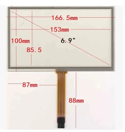 

166*100 new 7 inch industrial control touch screen