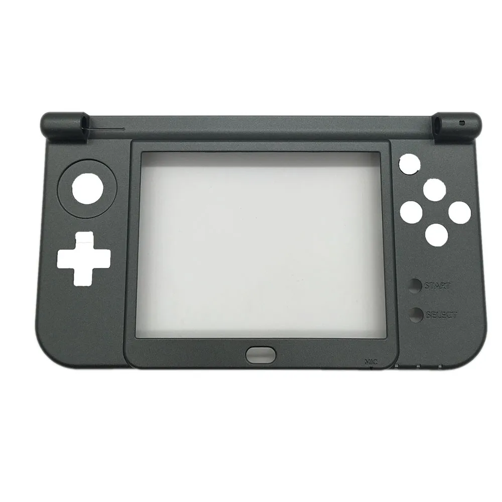 5 шт. Новая версия для nintendo new 3DS XL запасная петля нижняя часть-средняя оболочка ЖК-часть черная