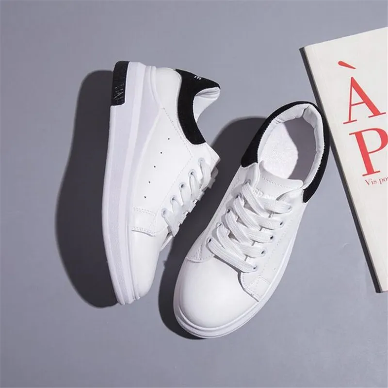 

DIWEINI 2019 Spring New Designer Wedges White Shoes Female Platform Sneakers Women Tenis Feminino Casual Female Shoes Woman