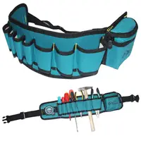 Multi-pockets Waist Tool Bag Electrician Adjustable Hardware Storage Belt Carrying Pouch Waist Pocket Case 1