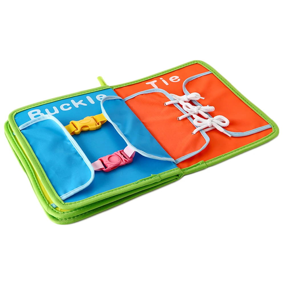 Enjoybay Baby Montessori Toys Learning Dressing Cloth Book Aids Button Lace Tie Jigsaw Board Early Educational Toys for Children Enjoybay Baby Montessori Toys Learning Dressing Cloth Book Aids Button Lace Tie Jigsaw Board Early Educational Toys for Children