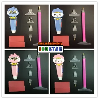 

New 5D DIY Diamond Painting Cross Stitch Tool Point Drill Pen With Light Clearer Easy Diamond Mosaic Diamond Embroidery Gift