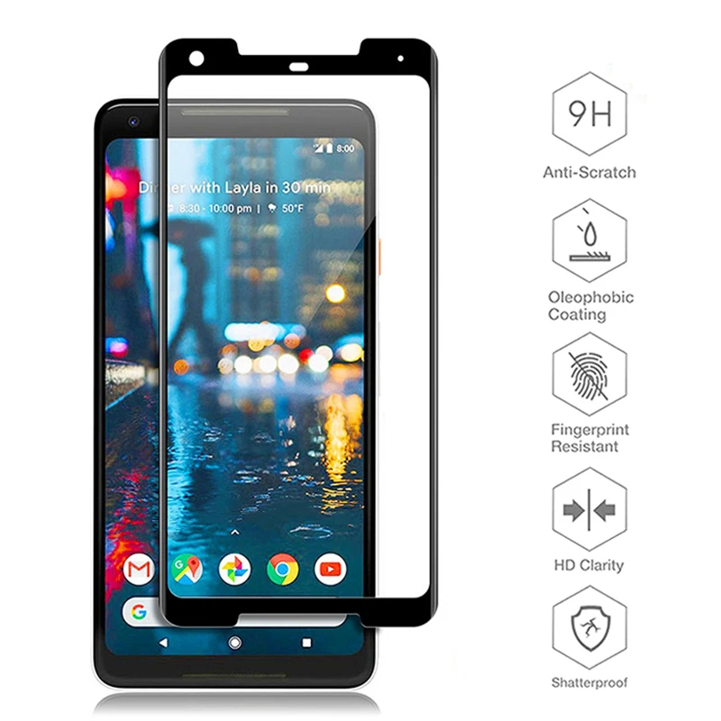 Защитная пленка для экрана из закаленного стекла 9H full 360 для google pixel 3AXL 3A 2XL 3XL 2 3 xl