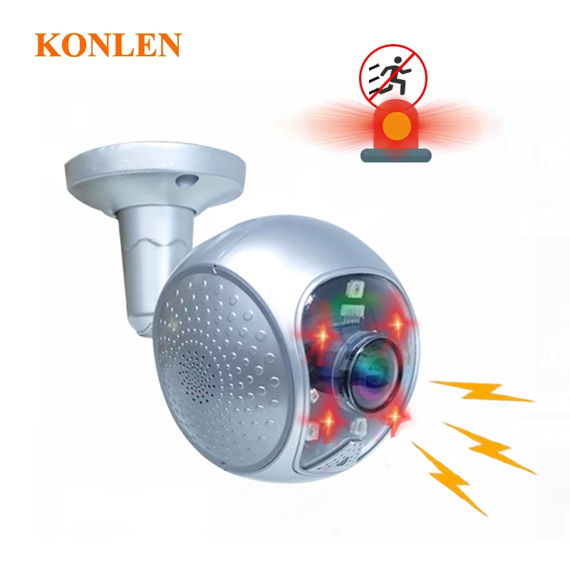 

Strobe Outdoor 1080P WIFI CCTV IP Camera Waterproof Sound Flash Motion Alarm Night Vision Audio For Security Video Surveillance
