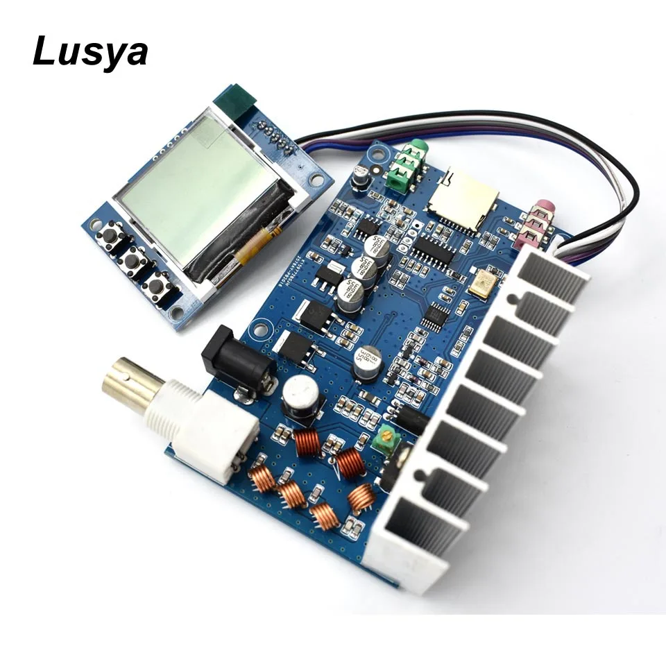 

DIY KITS FM 5W 76M-108MHZ Stereo PLL FM Transmitter Suite 7W Max Power Frequency Adjustable with HIFI Amplifier C5-008