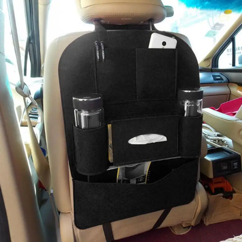 

Car Storage Bag Universal Box Back Seat Bag Organizer Backseat Holder Pockets Car-styling Protector Auto Accessories For Kid