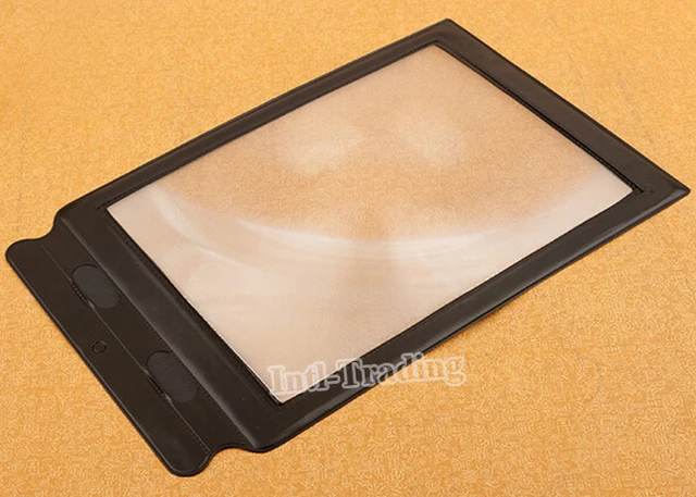 10 pcs large flat magnifying sheet fresnel lens magnifier reading large magnifying sheet