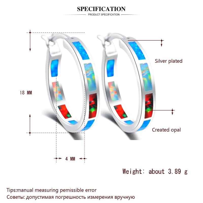 Бархатные серьги-кольца для женщин высокого качества цвет огненный опал Серебро штампованные оптом модные ювелирные изделия опал ювелирные изделия OE567A