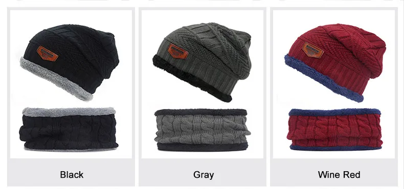 Mens Winter Hat Casual Brand Knitted Ladies Hats Beanies Stocking Hat Plus Velvet Rasta Cap Skull Bonnet Hats For Men