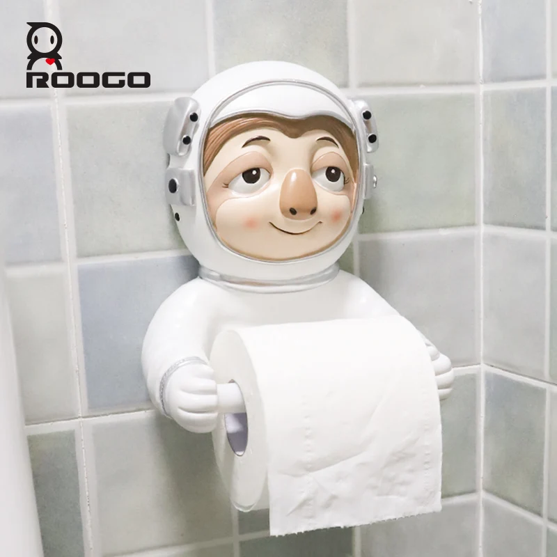 Силиконовый держатель для бумаги Roogo в виде мультяшных животных астронавтов