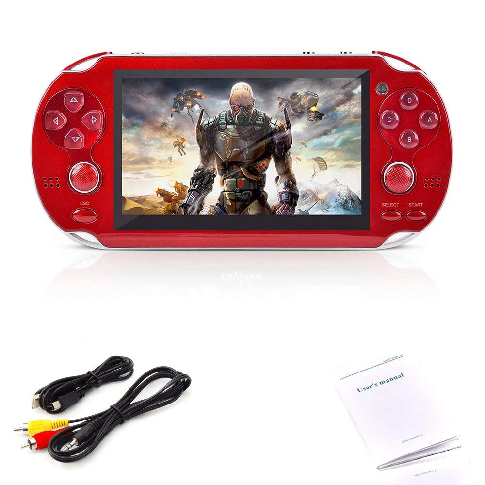 

8GB 4.3 Inch Built In 2000 Games Portable Handheld Video Game Console Player USB Chargingcable MP5 Player