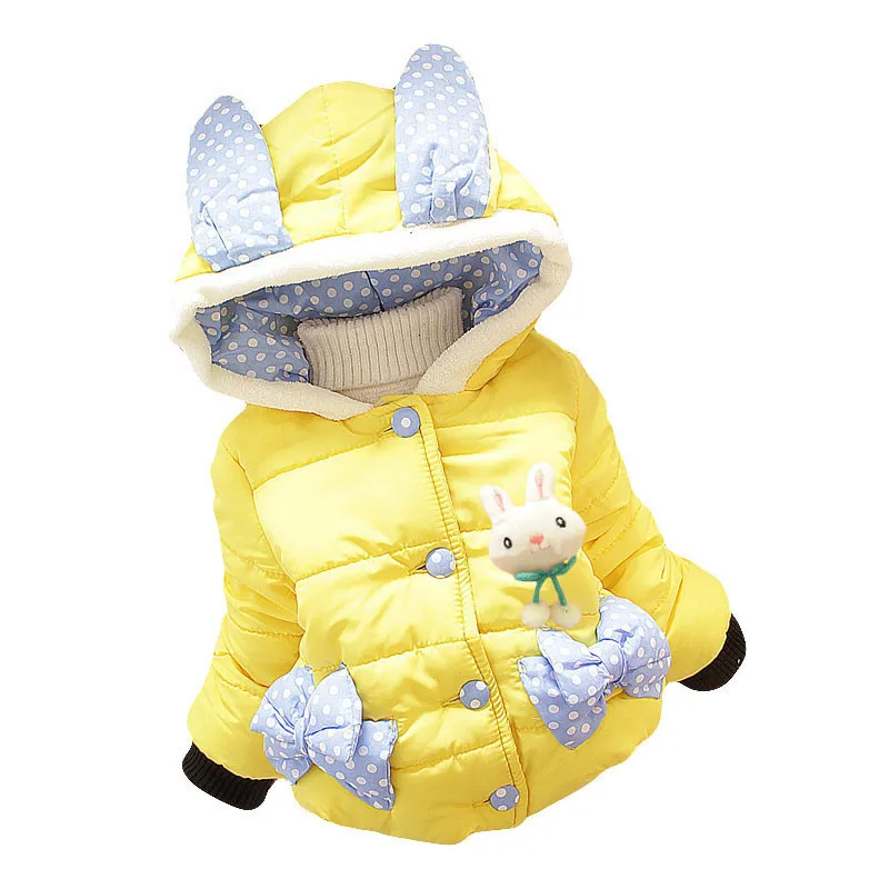 Пальто для маленьких девочек г. Осенне-зимние куртки для малышей, пальто теплая верхняя одежда для детей, пальто для малышей, куртка Одежда для новорожденных