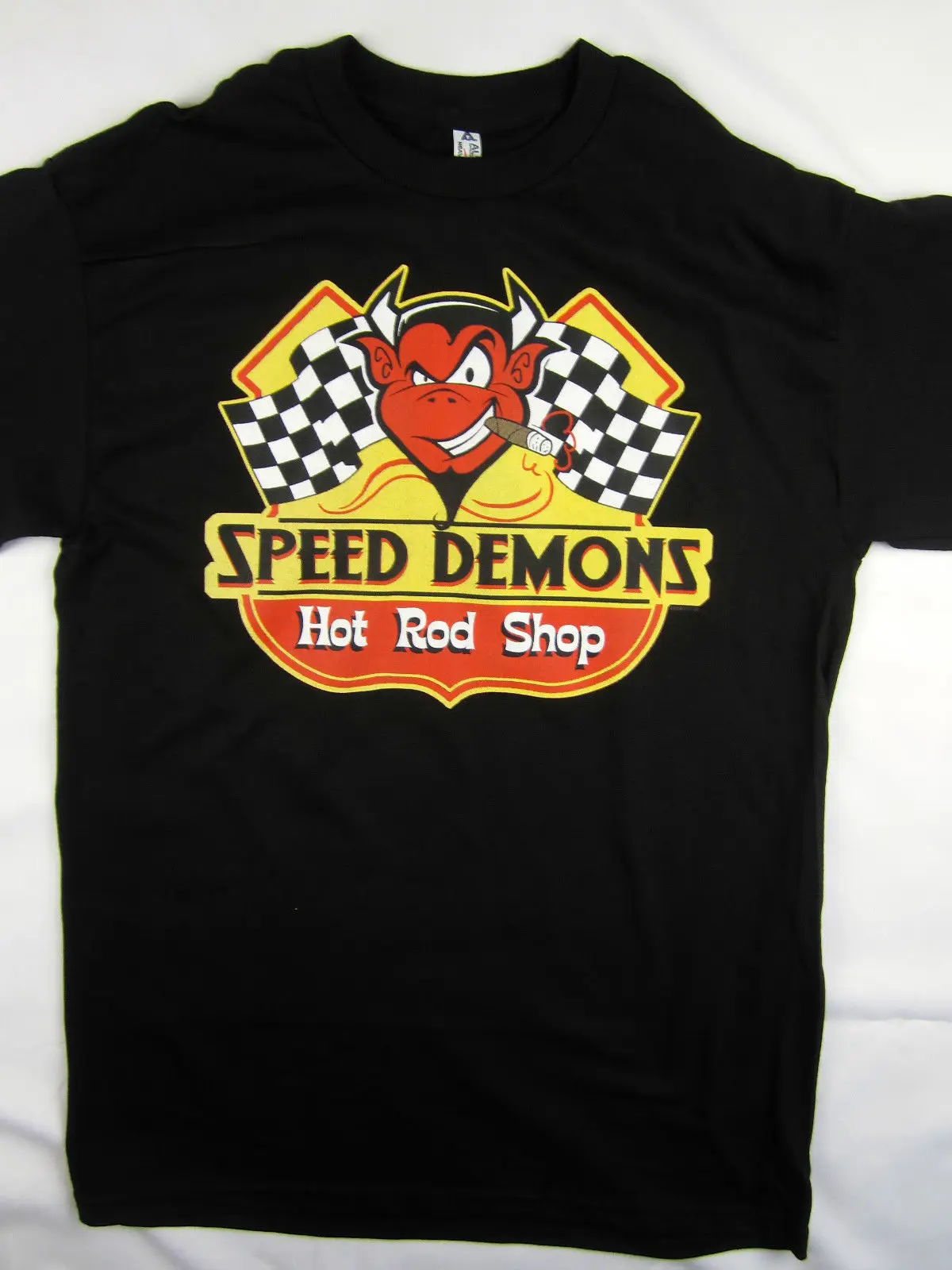 Скорость демон Hot Rod vintage гоночная футболка рубашка мужская черная выберите ваш