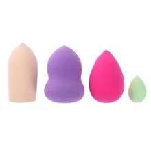 4 шт./компл. губкой Puff Фонд базы смешивания жидких порошок мини падения форма лица Нос косметические средства