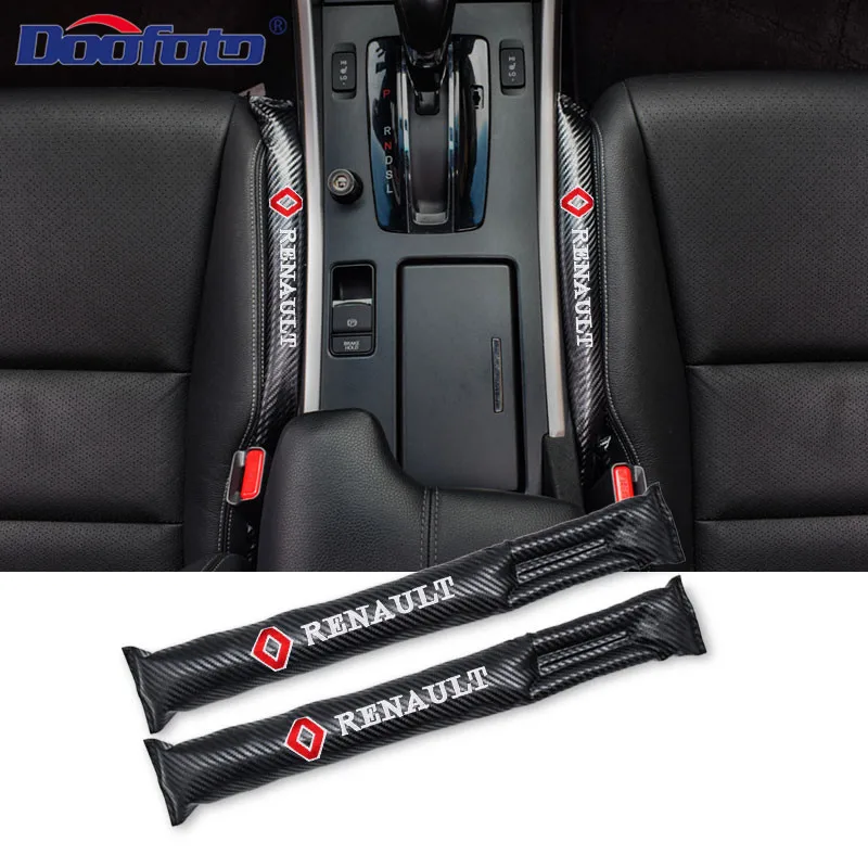 

Doofoto 2x For Renault Car Seat Gap Filler Carbon Fiber For Clio 4 Megane 2 3 Duster Logan Scenic 2 Car Accessories Interior