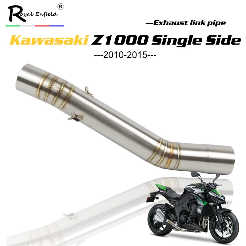 Односторонняя Соединительная труба выхлопной трубы z1000 2010 2015 для KAWASAKI Z1000 2011 2012 2013
