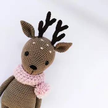 

crochet toys amigurumi rattle deer model number w671