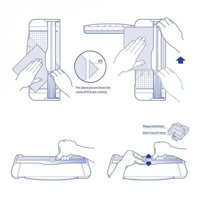 A4 гильотинная линейка резак для бумаги триммер Скрапбукинг инструмент для крафт бумаги купон этикетка Cardstock LAD-распродажа