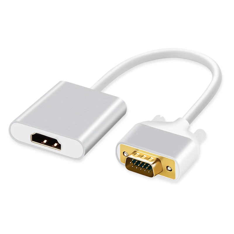  VGA al Cavo Dell'adattatore di HDMI Analogico a Digitale Audio Video di Uscita del Convertitore 108