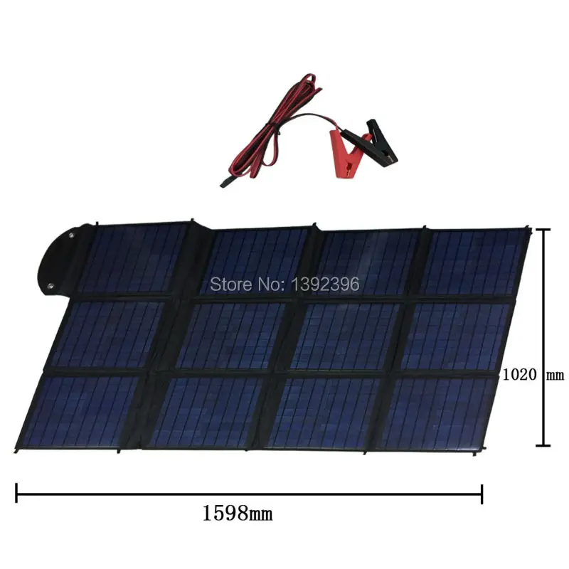 150W складное зарядное устройство на солнечной батарее небольшой системы солнечной энергии, Мощность банк высоко эффективная поликристаллическая караван одеяло, использующее энергию солнца солнечный Зарядное устройство