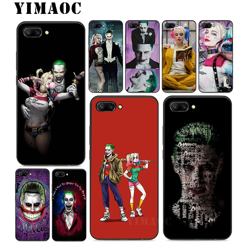 YIMAOC Suicide Squad Joker Soft Silicone Case For Huawei Honor Mate 10 P20 P9 P8 Smart Y6 6A 7A 7X 7C Pro 2017 2018 Lite |
