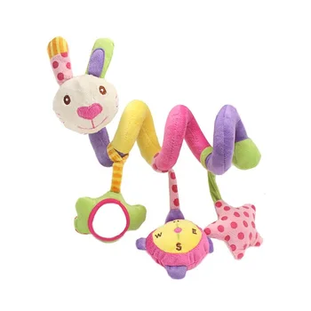 

Giraffe Baby Rattles Mobiles Small Animal Cribs Hanging Newborn Baby Music Bed Bell Sunflower Cloth Plush Ring Infant Toys