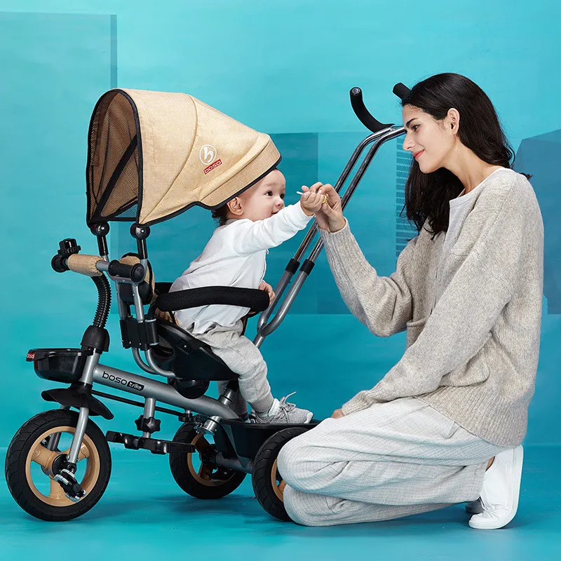 Hot Sell Seat 360 Degrees Rotated Baby Push Baby Stroller Multicolor Child Bike Commutatable Handle Kids Tricycle Free Drop Ship16