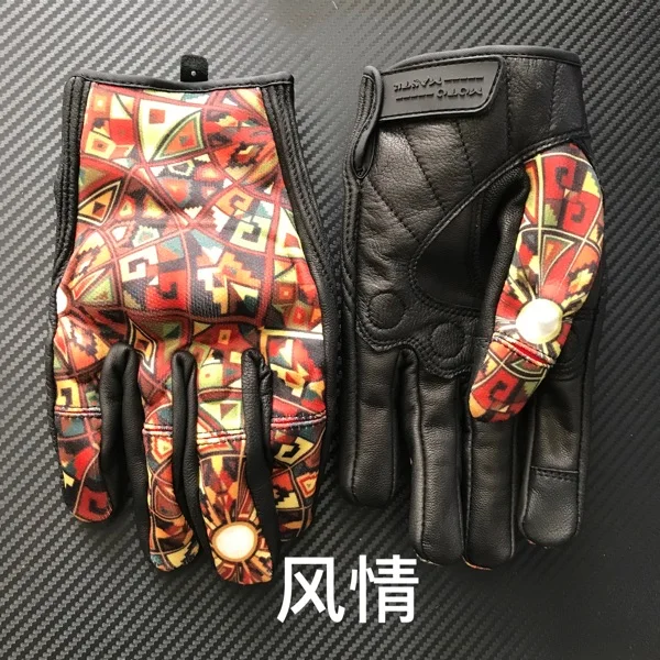 leather mesh protector glove touch screen MOTOMASTR  Graffiti 