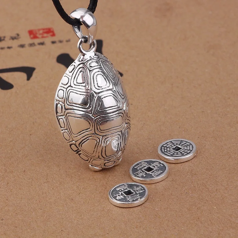 

2019 Real Asg Choker Necklace Pure Ornaments Geomantic Augury As Shell Pendant Hang Thai Restoring Ancient Ways Men And Women