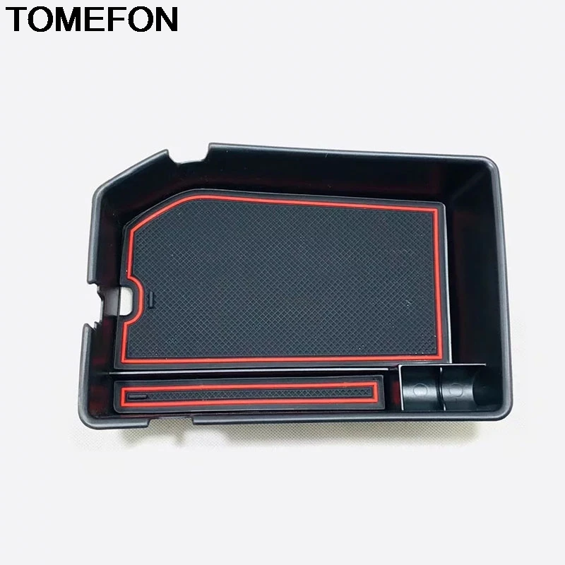 

TOMEFON For Hyundai Tucson LHD 2019 2020 Car Center Armrest Storage Glove Box Container Plastic Trim Interior Accessories ABS