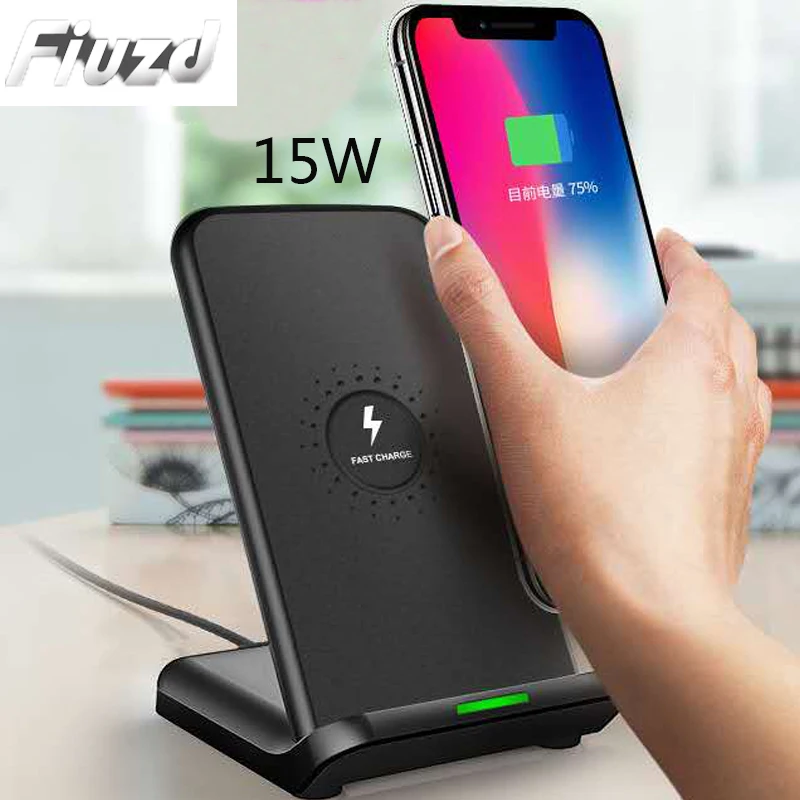 

Qi Wireless Charger For iPhone 8 X XR XS Max QC3.0 Fast Wireless Chargre for Samsung S9 S8 Note 8 9 S7 phone