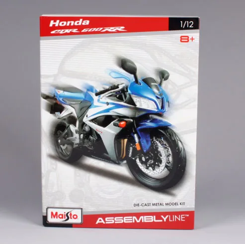 Maisto 1:12 Honda CBR 600RR Сборка DIY мотоцикл велосипед модель для детей Игрушки Подарки