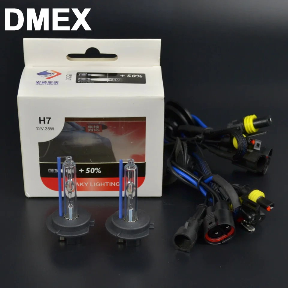 DMEX 1 комплект 4500K 5500K 6500K Шина CAN, HID, ксеноновый комплект H1 H3 H7 H11 9005 9006 9012 D2H хайлюкс 2A88 Canbus балласт Yeaky HID ксеноновая лампа