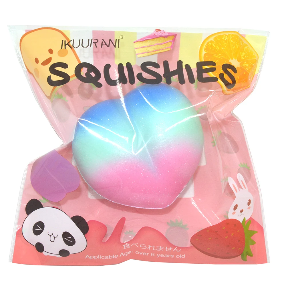 Colossal Galaxy Peach Slow Rising Squishy stress relief toy 4.5" 10cm 