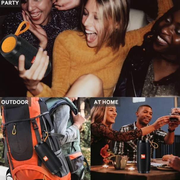 Wireless Bluetooth Speakers Portable Speaker TG117 Soundbar Outdoor Sports Waterproof column Music center system caixa de som Wireless Bluetooth Speakers Portable Speaker TG117 Soundbar Outdoor Sports Waterproof column Music center system caixa de som