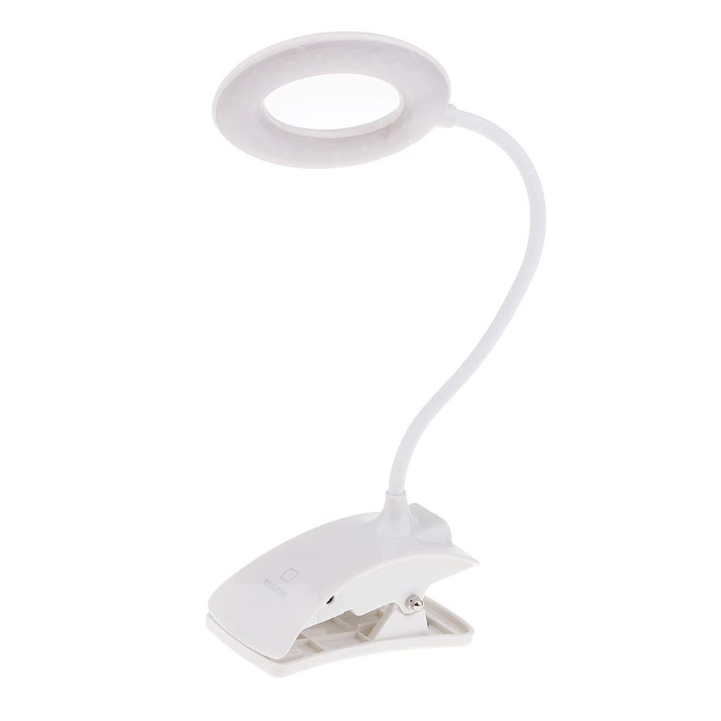 Makeup Tattoo LED Desk Light Clamp USB, Nail Art Eyelash Extension Clip Lamp Eye Protector Folding LED desk clip lamp