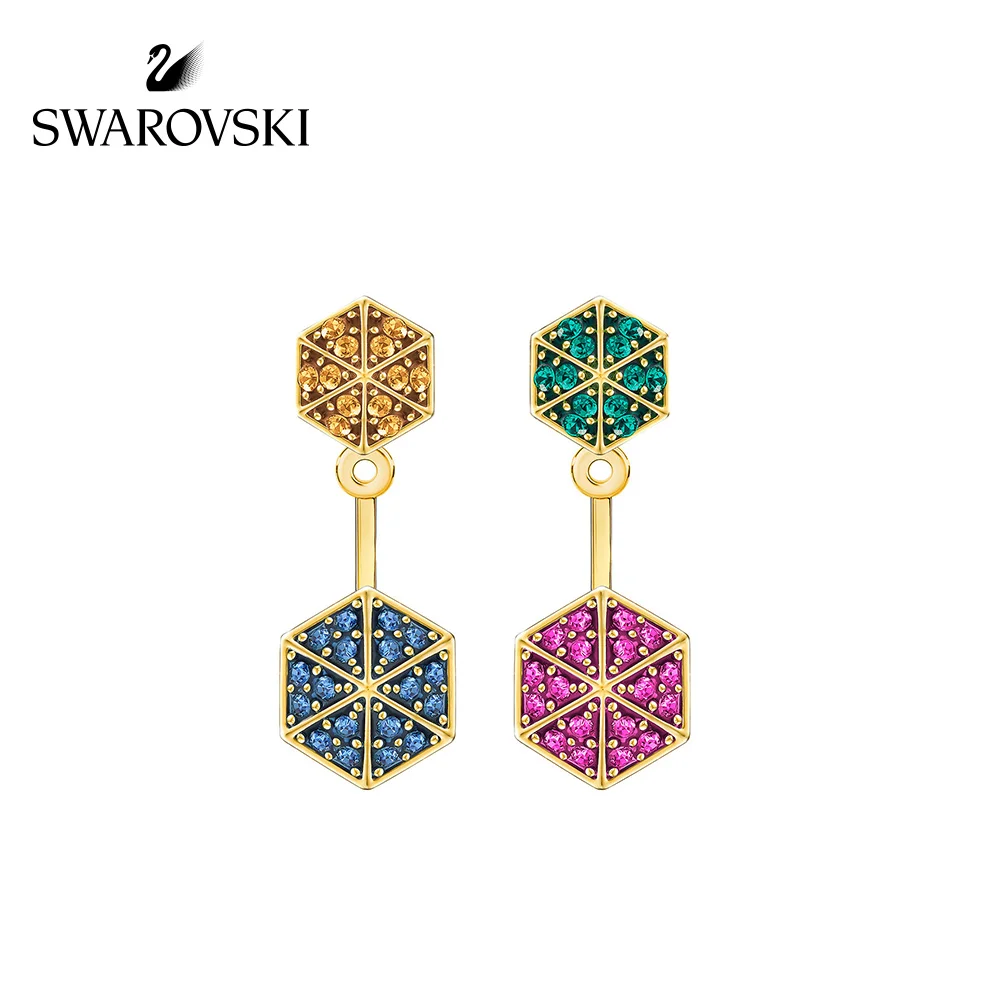 

Original Genuine Swarovski LISABEL ear studs fashion all-lady decor drop earrings womens crystal ear ornament 5380107