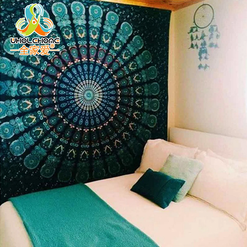 Hint Mandala Goblen Hippi Duvar Asılı Halılar Boho Yatak Örtüsü Plaj Hint Mandala Goblen Hippi Duvar Asılı Halılar Boho Yatak Örtüsü Plaj