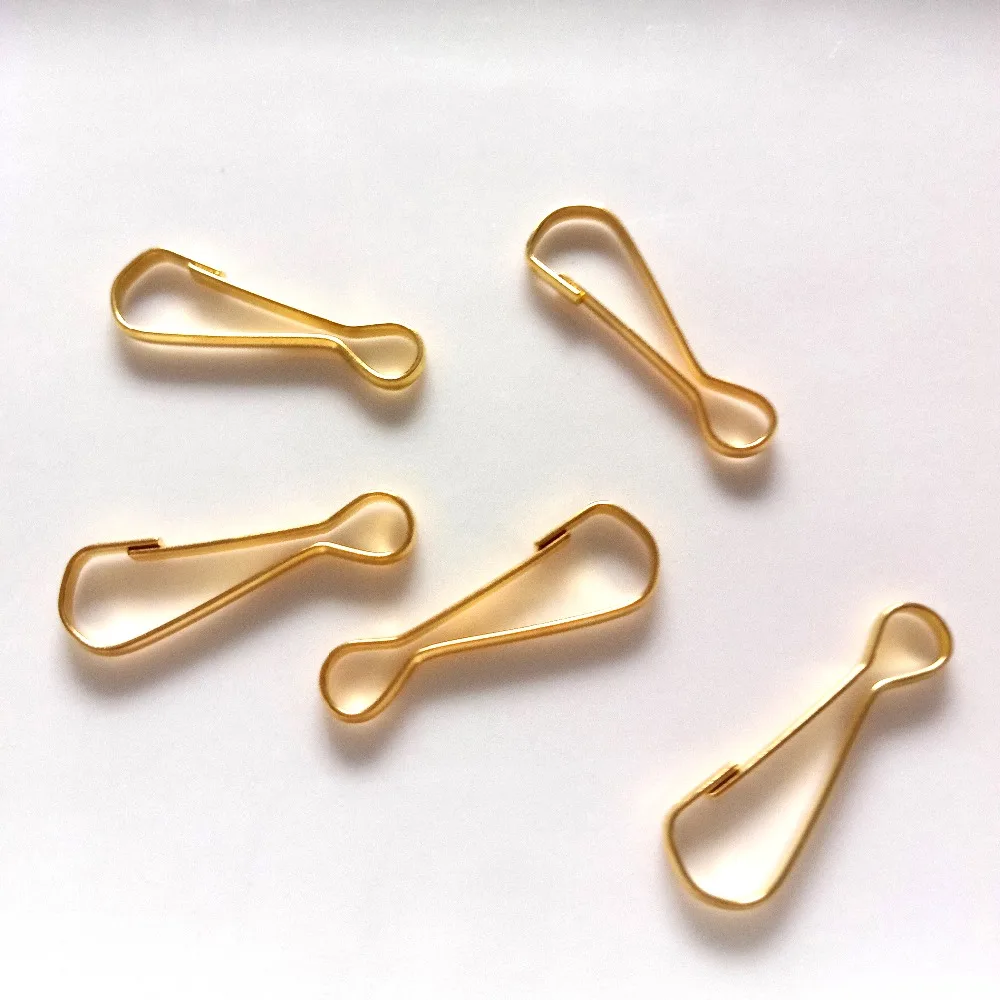 

Hot 50pcs 26mm Stainless Steel Gourd Shaped Pig Bile Buckle Handmade Keychain /Bags /Chain Decorations Diy Jewelry Accessories