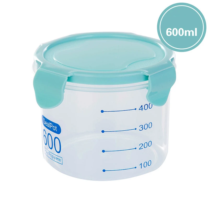 

Plastic Kitchen Food Cereal Grain Bean Rice Storage Pot Container Box Case