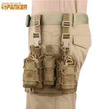 Отличные Элитные бизань тактические комбинации патроны клип Сумка MOLLE ноги Висячие Сумки подсумок Открытый Охотничье Снаряжение