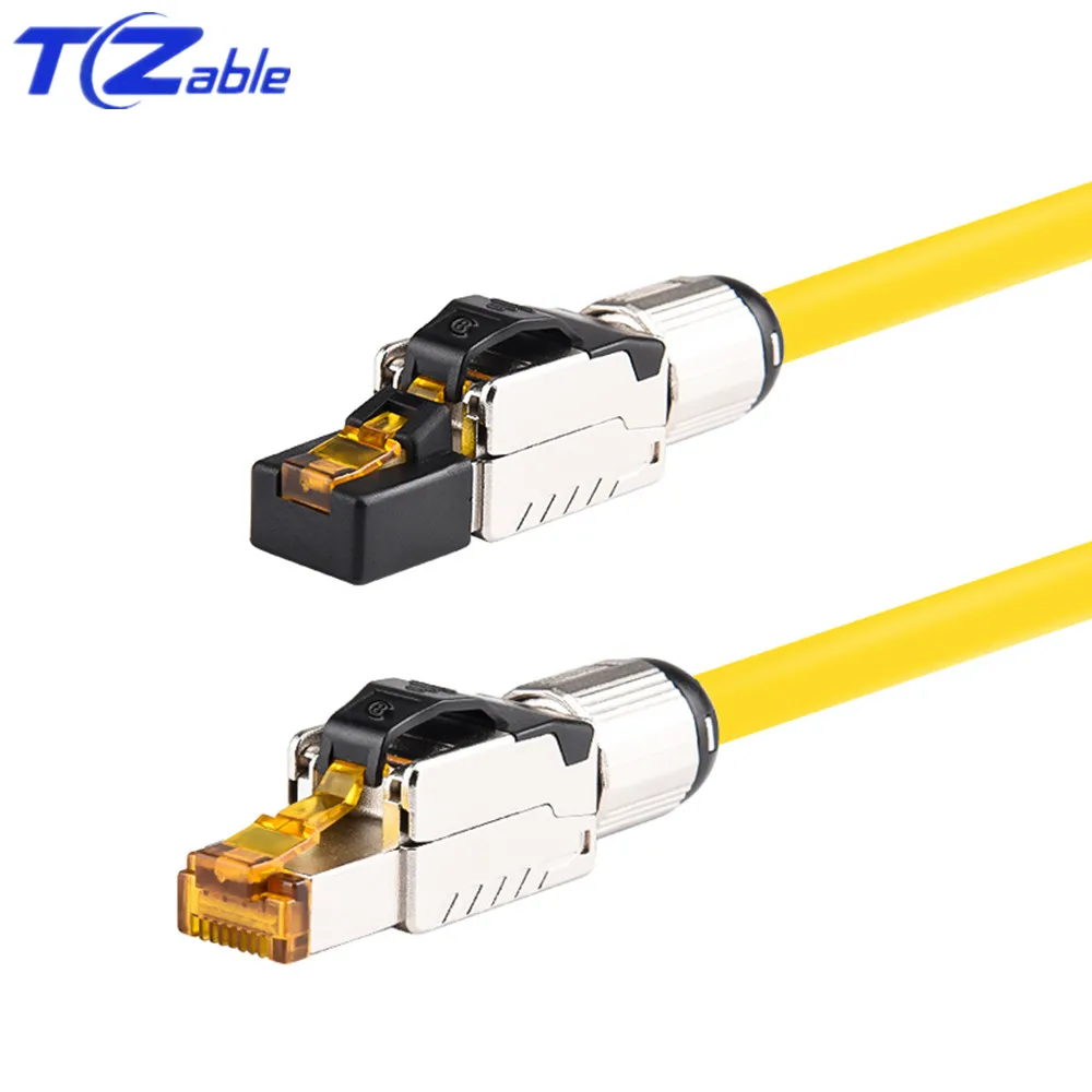 Сеть RJ45 Cat8 кабель 40 Гбит/с 2000 МГц Ethernet обжимного типа RJ45 разъем оптоволоконный кабель маршрутизатора 10, 15 м, 20 м 25 м